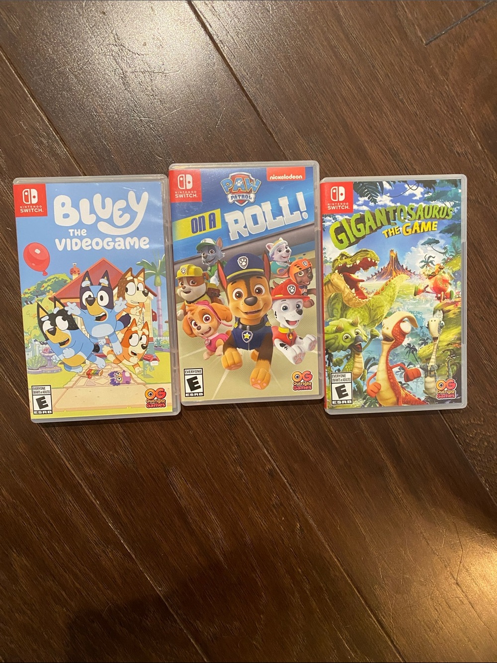Three Nintendo Switch Video Games